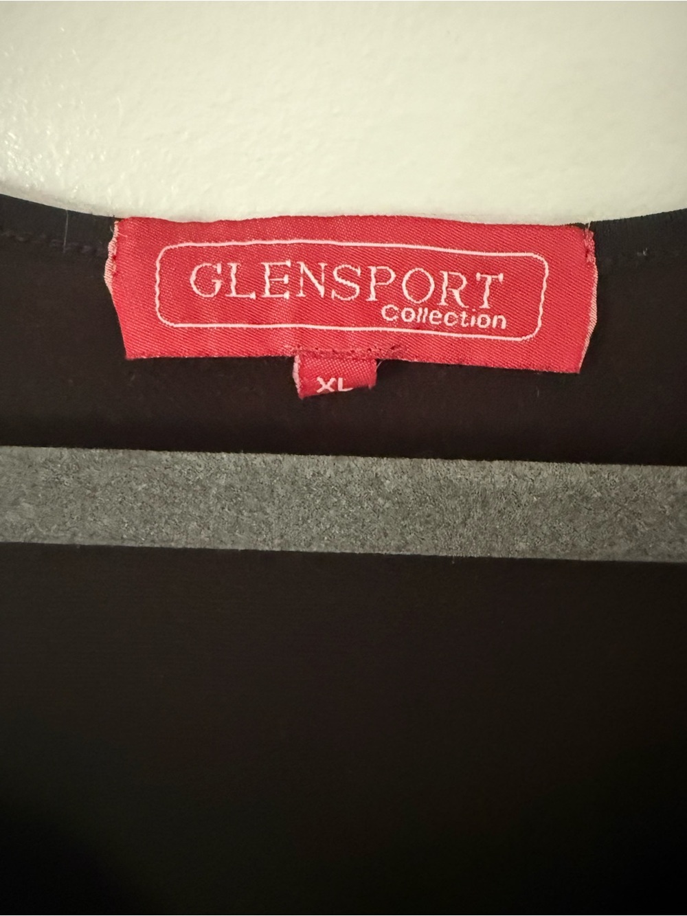 Glensport Collection Black Sweetheart Neck Top Vintage Short Sleeve Size XL - Picture 2 of 5